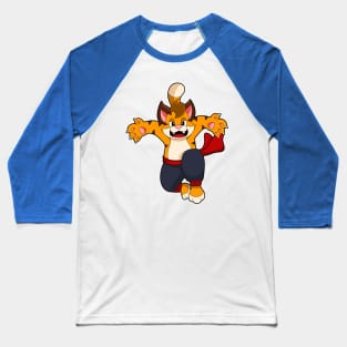 Tiger at Martial arts Karate Baseball T-Shirt